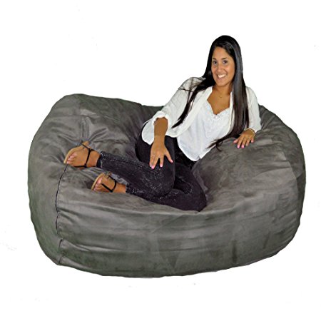 Cozy Sack 640-Cbb-Grey Maui Beanbag Chair, 6' , Grey