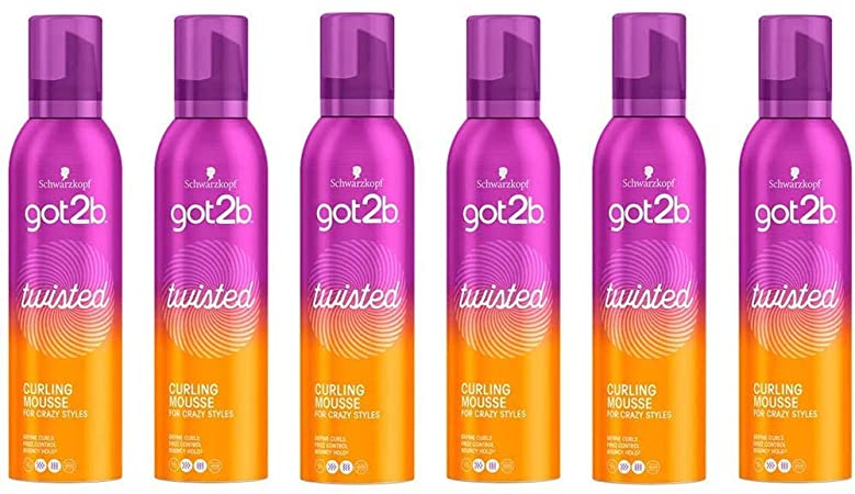Schwarzkopf got2b Twisted Curling Mousse 250 ml - Pack of 6