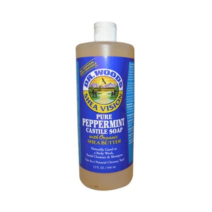 Dr. Woods Pure Castile Soap with Organic Shea Butter - Peppermint - 32 oz