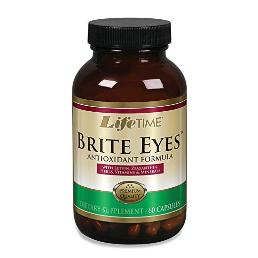 Lifetime® Brite Eyes™ Antioxidant Formula | Supports Dry Eyes, Vision & Eye Health | with Lutein, Zeaxanthin, Bilberry, Vitamin A & C | 30 Servings