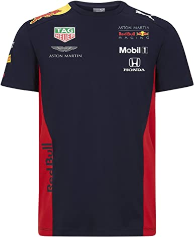 Red Bull Racing F1 2020 Men's Team T-Shirt in Navy (XXL)