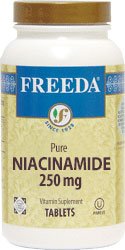 Freeda Kosher Niacinamide 250 Mg. - 500 TAB
