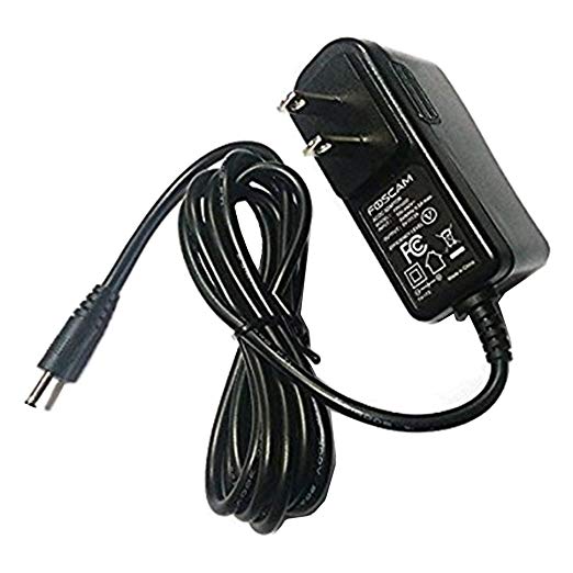 Foscam Original 5V 2A US Power Adapter for Wireless IP camera FI8910W, FI8916W, FI8918W, FI8904W, FI9821P,FI9831P, FI9821W, FI9826W,R2 (Black)
