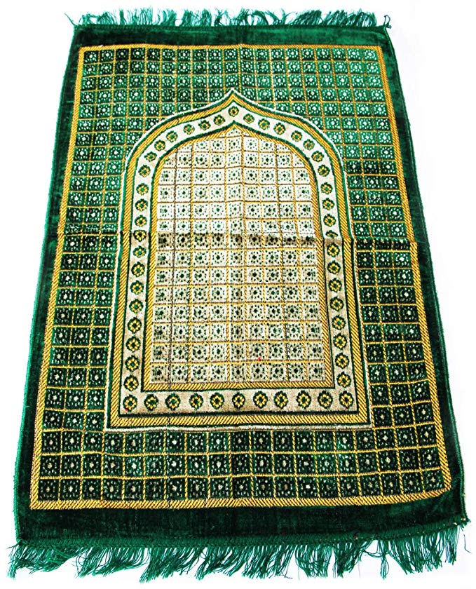 Prayer Rug - Seccade - Green Color - 26 40 Inch