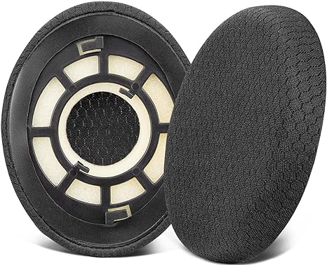 SOULWIT Mesh Fabric Earpads Replacement for Sennheiser RS120/HDR120/TR120/RS100/RS110/RS115/RS117/RS119/RS135 Headphones, Ear Pads Cushions for TR 120/HDR 120/RS 120/RS 120II/RS 110/RS 135/TR135