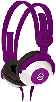 Kidz Gear Wired Headphones for Kids - Purple