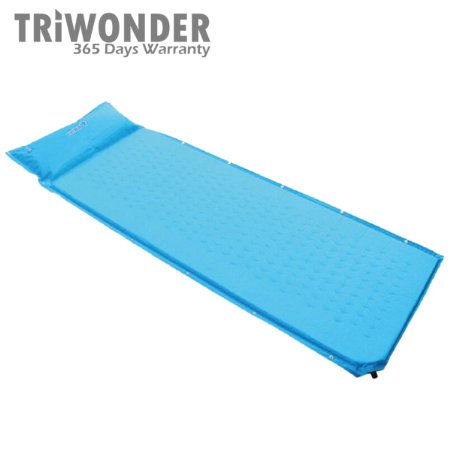 Triwonder Lightweight Self-Inflating Camping Sleeping Pad with Inflatable Pillow