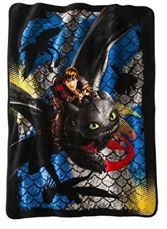 How to Train Your Dragon 2 Dragon Scale Super Plush Throw 46x60