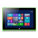 iRULU Walknbook 101 Inch PC 32GB Hybrid Laptop 2-In-1 Tablet Microsoft Windows 10 OS Quad Core IPS Display Detachable Keyboard With Stand Green