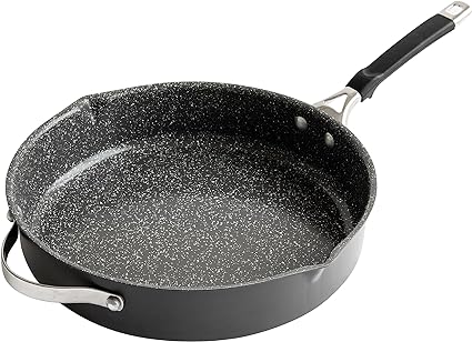 Nordic Ware Verde Aluminized Steel Cookware with Ceramic Coating, 12-Inch Skillet