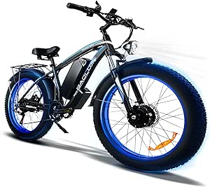 Electric Bike for Adult 2000W Ebike 48V20AHRemovable Battery 26"X4"Fat Tire 35MPH&80Miles Shi-mano 21 Speed Mountain Electric Bicycle with Dual Hydraulic Disc Brakes