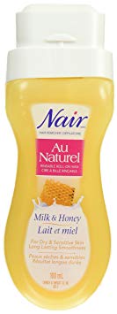 Nair Au Naturel Wax Roll On Milk and Honey 100G