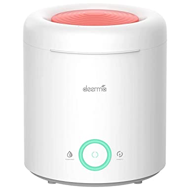 Deerma F301 Ultrasonic Air Humidifier Essential Oil Aroma Diffuser Mist Maker with 360 Degree Rotatory Nozzle & Whisper Quiet Operation (2.5l,25W)