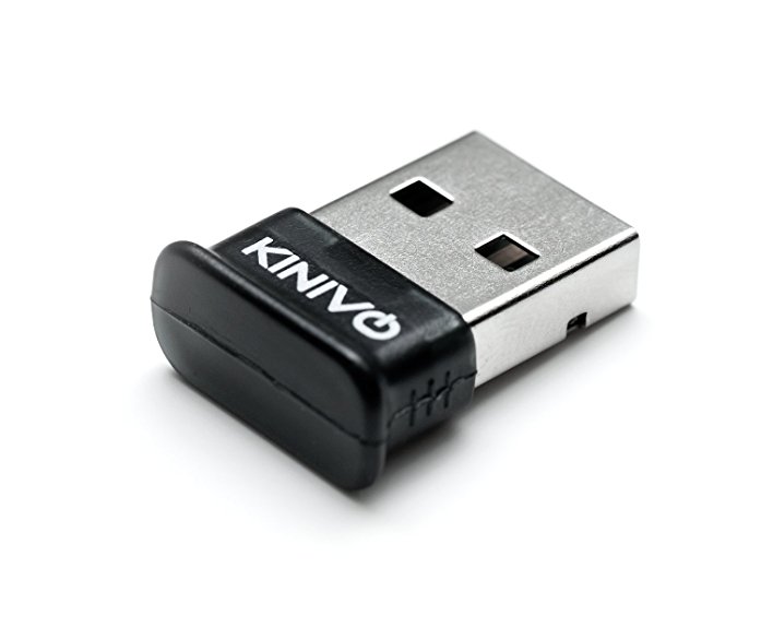 Kinivo BTD-300 Bluetooth 3.0 USB Adapter (Low Energy Wireless Dongle) - Windows 10 / 8.1 / 8 / 7 / Vista / XP , Raspberry Pi , Linux , Mac 10.3.9 or later and Stereo Headset Compatible