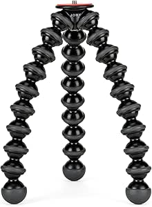 JOBY GorillaPod 3K Stand, Premium Flexible Tripod 3K Stand for Pro-Grade DSLR, Cameras Tripod for Devices up to 6.6Lbs, JB91510, Made in Italy, Black/Charcoal