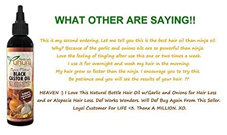Super Potent Black Castor Oil - Effective natural product for fast long hair growth Best cheap price