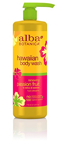 Alba Botanica Hawaiian, Passion Fruit Body Wash, 24 Ounce