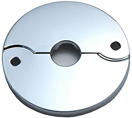 Chrome Plated Floor and Ceiling Split Flange Fits 1/2-Inch Copper Pipe - By PlumbUSA