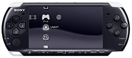 Sony PSP Slim and Lite 3000 Series Handheld Gaming Console with 2 Batteries (Renewed) (Black)