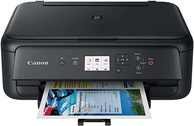 Canon TS5120 Wireless All-In-One Printer with Scanner and Copier: Mobile and Tablet Printing, with Airprint(TM) and Google Cloud Print compatible, Black (Renewed)