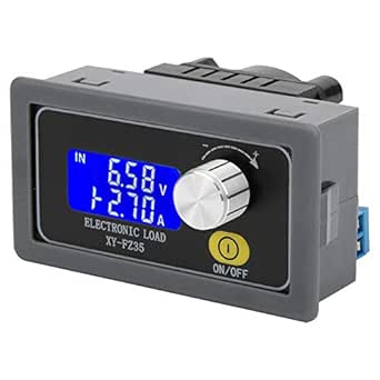 Constant Current Electronic Load Tester 5A 35W Adjustable Load Detector Battery Checker Tester Battery Resistor Tester for Constant Current Electronic Load Aging (cm: 10.00 * 6.00 * 5.00)