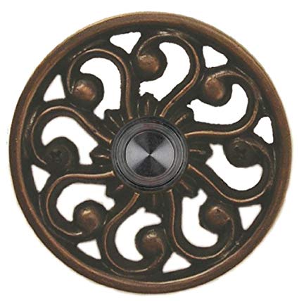 Waterwood Brass Veda Doorbell in Oil Rubbed Bronze