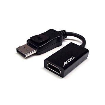 Accell DisplayPort 1.1 to HDMI 1.4 Active Adapter - AMD Eyefinity Certified, 4K UHD @30Hz, 1920x1080@120Hz - Retail Package