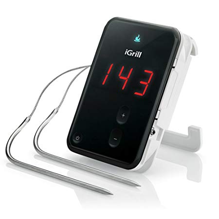 iDevices iGrill 7685-IGLK Grilling/Cooking Barbecue Thermometer, Black
