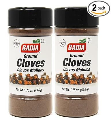 2 PACK Ground Cloves Powder / Clavos de Olor Molido en Polvo Kosher 2x1.75 oz