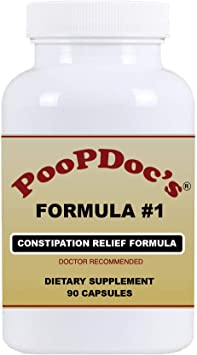PoopDoc's Constipation Relief Formula #1 (Small Bottle - 90 Cap)