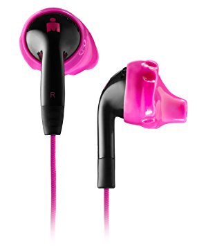 Yurbuds Ironman Inspire Duro Performance-Fit Sports In-Ear Headphones - Pink