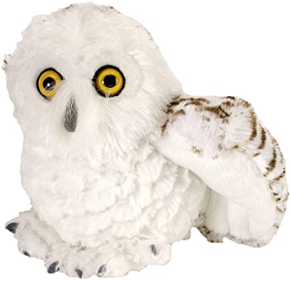 Wild Republic Snowy Owl Plush, Stuffed Animal, Plush Toy, Gifts for Kids, Cuddlekins 8 Inches