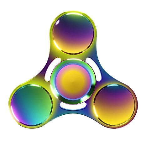 XDesign Fidget Spinner Rainbow Hand Focus Toy, [Hand Spinner] Anti-anxiety Depression Figit Spinner Ultra Durable High Speed Fidget Finger Toy for Children and Adults, Great for Work, Class and Home