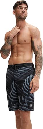 Speedo Men's Swim Trunk Knee Length Boardshort Bondi Printed