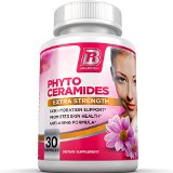 Top Rated Phytoceramides - An All Natural Anti Aging Healthy Skin Supplement Derived From Wheat 30ct 350mg Veggie Caps By BRI Nutrition