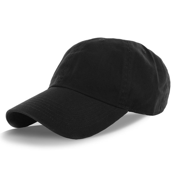 DealStock Plain 100% Cotton Hat Men Women Adjustable Baseball Cap (30+ Colors)