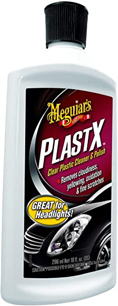 MEGUIARS G12310 PLAST X PLASTIC POLISH 10OZ