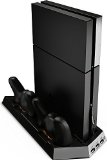 Ortz PS4 Vertical Stand with Cooling Fan