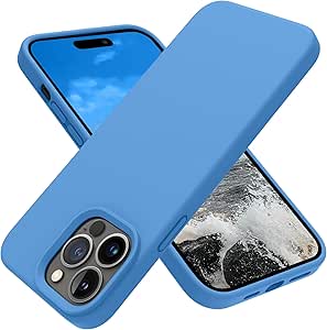 OTOFLY for iPhone 14 Pro Case [Compatible with MagSafe] [2 Screen Protectors] Full-Body Silicone Shockproof Slim Thin Phone Case for iPhone 14 Pro 6.1 inch (Blue) ﻿