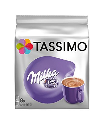 TASSIMO Milka Hot Chocolate 8 T DISCs (Pack of 5, Total 40 T DISCs) 40 Servings