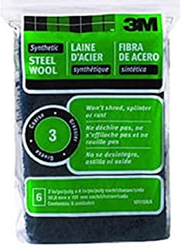 3M 10116 Synthetic Steel Wool, Medium