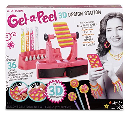 Gel-a-Peel 3D Accessory Design Station - 4 Gel Tubes