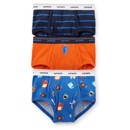 Carter's Little Boys' 3 Pack Underwear (Toddler/Kid)