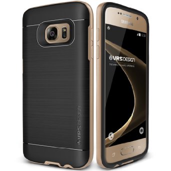 Galaxy S7 Case, VRS Design [High Pro Shield][Shine Gold] - [Military Grade Protection][Slim Fit] For Samsung S7