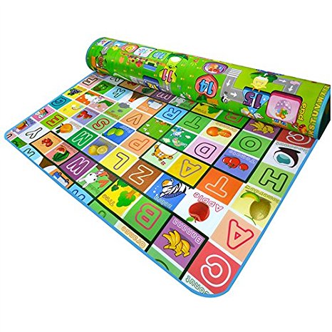 Baby Crawling Mat - TOOGOO(R)1.8x2M Cushion Thick Puzzle Play Mat Crawling baby waterproof mat Child