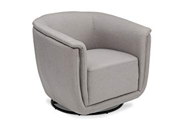 Delta Children Skylar Nursery Glider Swivel Rocker Tub Chair, French Grey