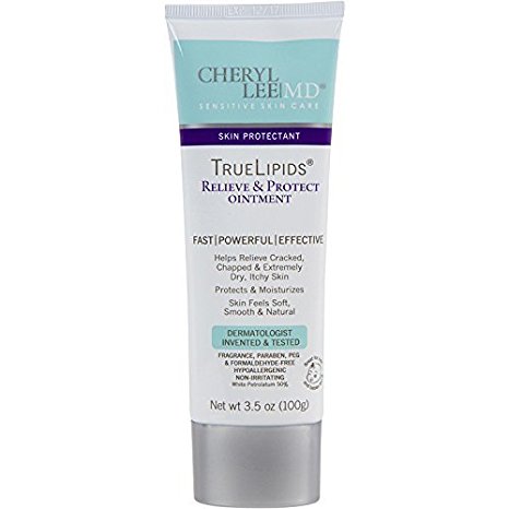 TrueLipids Relieve & Protect Ointment Sensitive Skin Care for Dry Skin