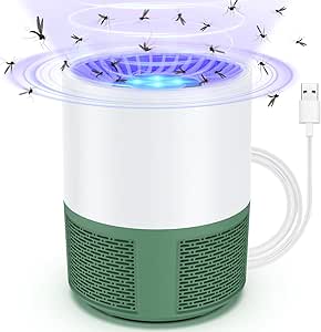 Lampe Anti Moustique Electrique,Anti Moustique Exterieur Intérieur Lampe Anti Insectes Repulsif Moustique Anti Mouche Tue Mouche Electrique Jardin Contre Les Insectes pour Camping l'usage Domestique