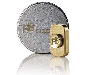 Brass Fidget Spinner - Best Fidget Spinner For Staying Focused - Solid Brass Material, R188 Stainless Steel Bearings, 3-6 Minute Spin, Ultra Durable, Made By F3 Fidgets (Gold)