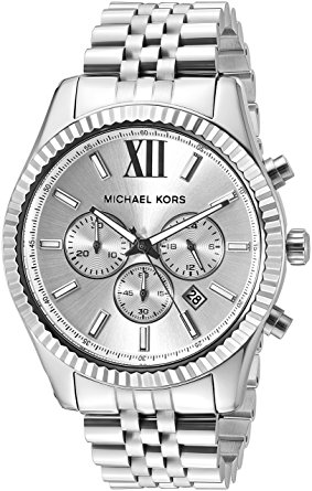 Michael Kors Men's Silvertone Lexington Watch